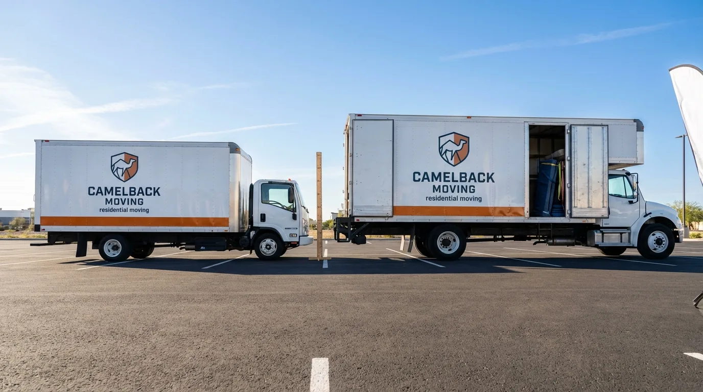 Moving truck size capacity guide in Audubon